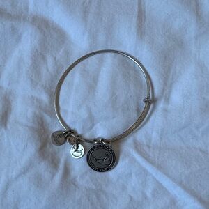 Alex and Ani Silver Nantucket Charm Bangle
